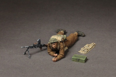 35137SOGA Machine gunner British infantry at rest. SOGA Miniatures