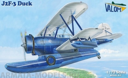 72133 Гидросамолет Grumman J2F-3 Duck Valom