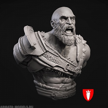 BC-002 Декоративная фигурка из пластика Barbarian Bust 1/10