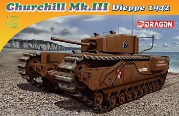 7510Д 1/72 Churchill Mk.III, Dieppe 1942