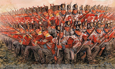 6095ИТ Солдатики NAPOLEONIC WARS - BRITISH INFANTRY 1815 Italeri