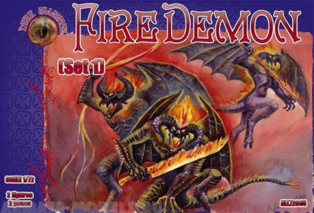 ALL72035 Фигуры Fire Demon set 1 1/72 Dark Alliance
