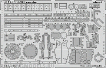 48794ED  MiG-21R exterior (for Eduard kit) 1/48