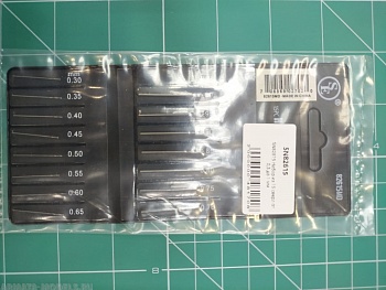 SN82615 Набор из 15 сверл от 0,3 до 1 мм