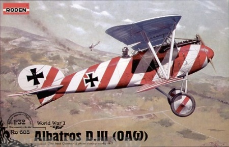 Rod608 Самолёт Albatros D.III (OAW) Roden