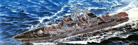 05722P Ракетный крейсер Маршал Устинов Trumpeter